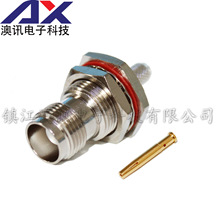 厂家供应全铜TNC-C-KY3连接器 TNC直式母头接RG58/142 LMR195线