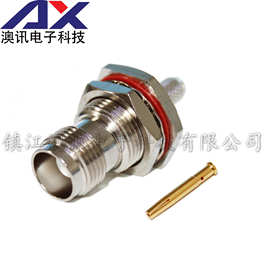 厂家供应全铜TNC-C-KY3连接器 TNC直式母头接RG58/142 LMR195线