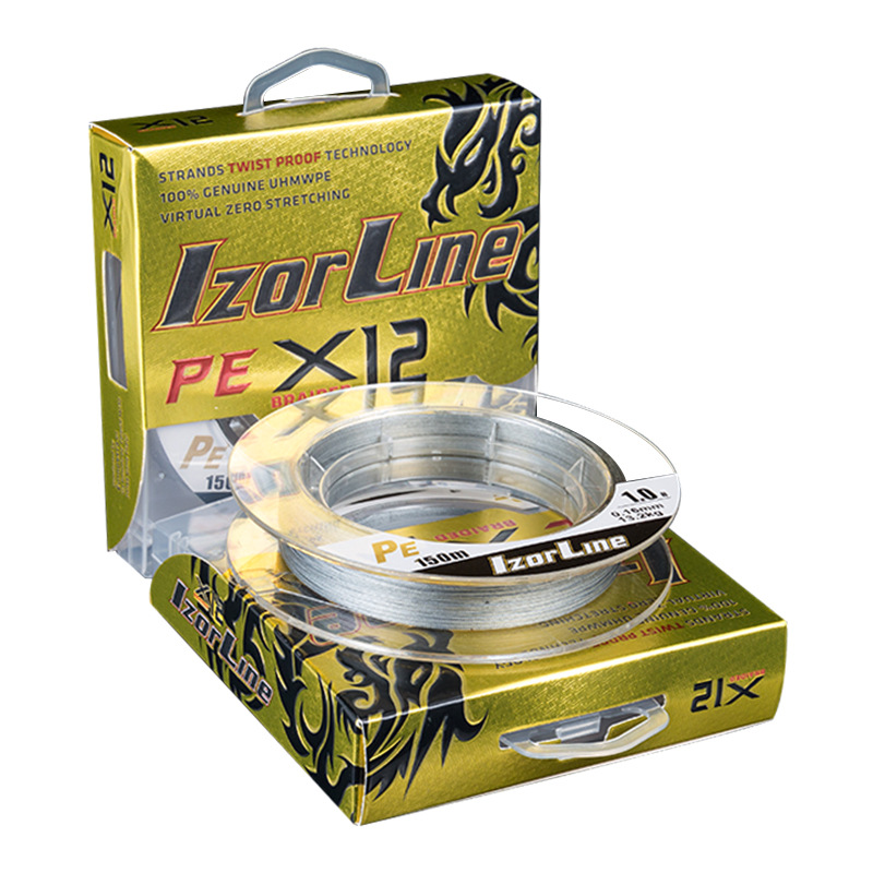 Fábrica de equipos de pesca de pozo 12 líneas principales de 150 metros de líneas de trenzado resistentes a la mordida de tracción forzada