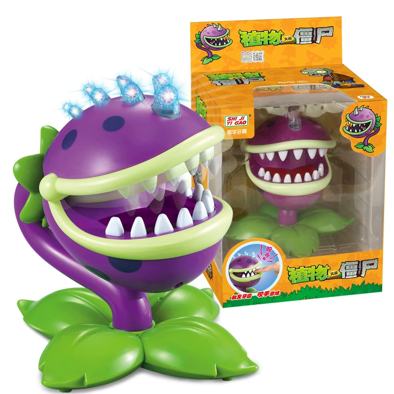 Plants vs. Zombies, игрушка со светом и музыкой, щипает палец