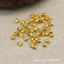 纯铜DIY饰品配件珠链侧包扣豆仔 项链饰品扣手工发簪材料1000/包