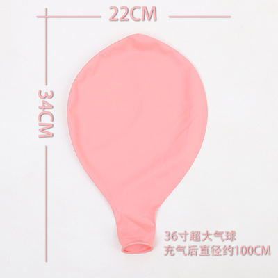 Globo de gran tamaño de 36 pulgadas, látex grueso, césped al aire libre, parque de juguetes para niños, puesto al por mayor, globo grande redondo