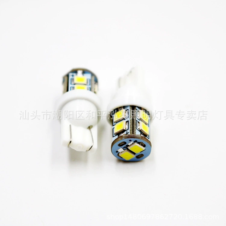 Автомобильный светодиодный индикатор T10 индикатор ширины свет для чтения указатель поворота свет номерного знака T10 10 свет 2835 белый