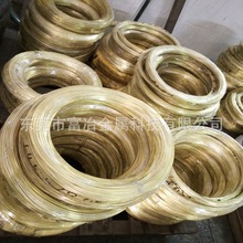 2*2黄铜紫铜方线 插头片扁线批发H65高精黄铜线弹簧螺丝黄铜线