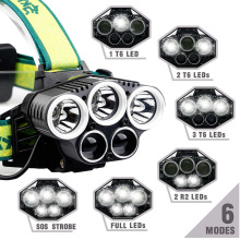 �羳����USB���ǿ��5LED����¶Ӫͷ�� �����๦�ܷ�ˮҹ��ͷ��