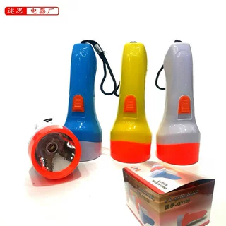 塑料迷你小手电筒 led 透明头电筒 挂钩电筒礼品手电筒 厂家批发