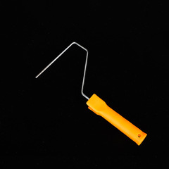 迷你滾筒刷手柄棍5.2/6mm插拔式鍍鋅鍍鉻滾筒把架批發塗料滾子