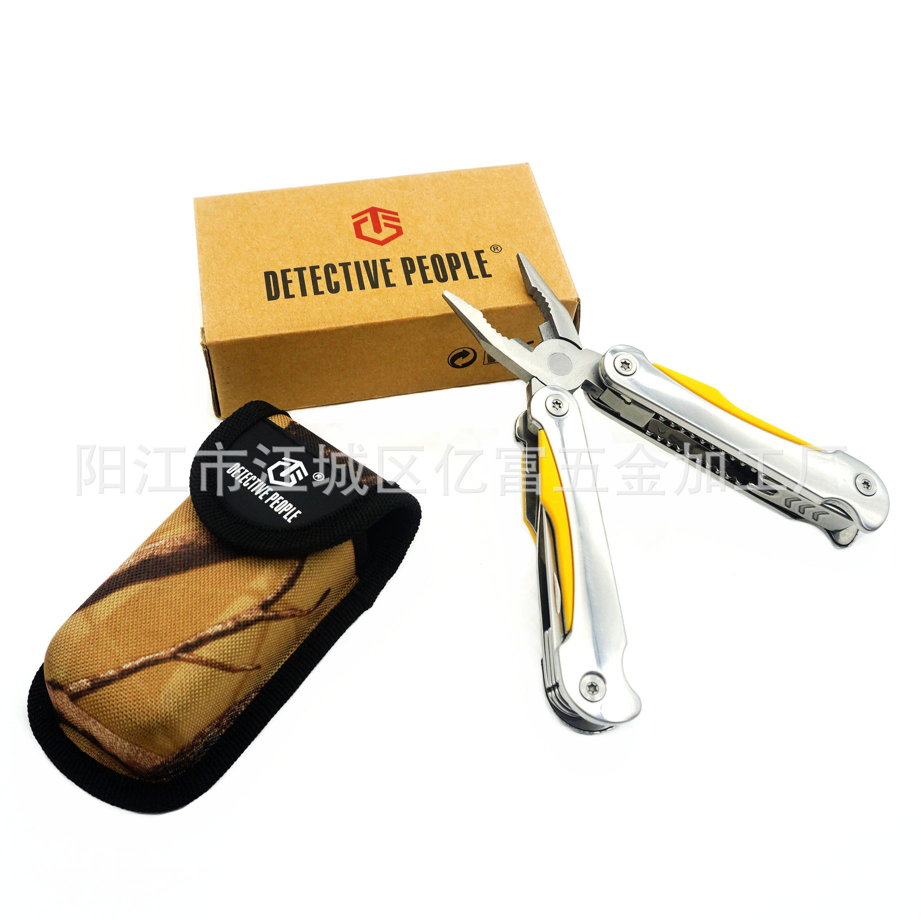 工厂供应不锈钢多功能刀钳工具 户外野营多用钳 大号迷你折叠钳