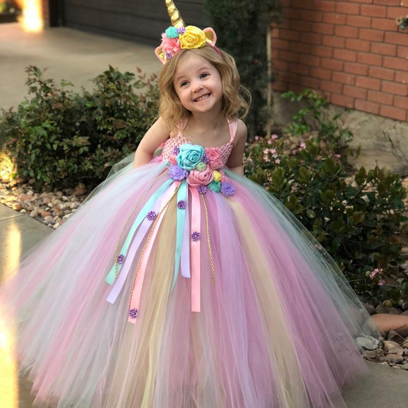 TUTU Girls performance skirt princess skirt foreign trade children's skirt gauze skirt