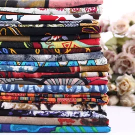 印花、扎染布;其他麻类面料;棉麻混纺