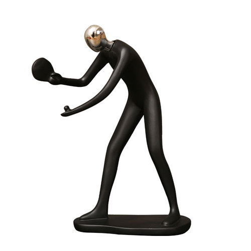 Minimalist Sports Figurine Decor for Living Room, Study, Cabinet, Bar Cabinet, Character Ornament, Home Decor, Personalized Fashion Art Piece