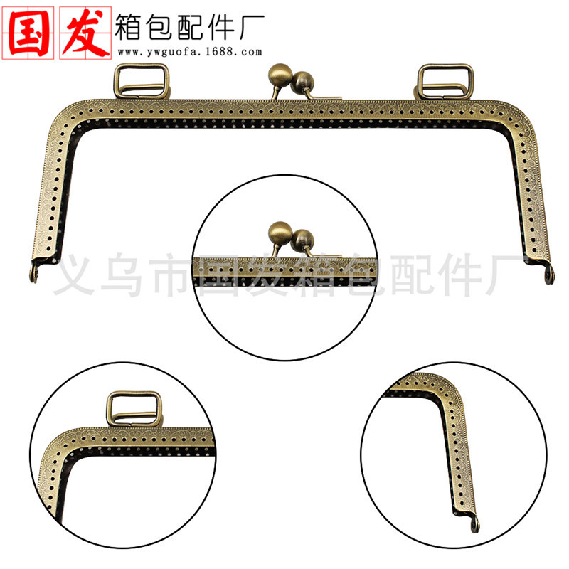 24cm cuadrado 27cm cóncava cintura relievo oro orejas de bronce cuadradas se puede combinar pu brazalete