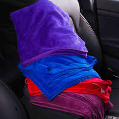 Car Wash Microfiber Towel, Thick Flocked Wash Cloth, Super Absorbent Car Wiping Fabric, Automotive Cleaning Supplies