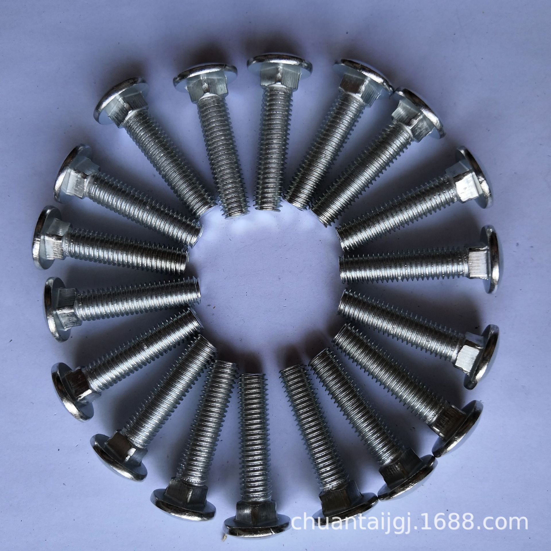 国标镀锌马车螺丝半圆头方颈螺栓桥架螺丝河北厂家自产大量批发