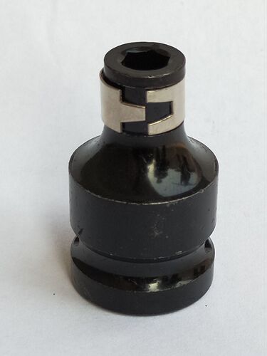 Factory direct telescopic elastic sleeve hexagonal elastic sleeve 1/2 conversion head 3/8 conversion head rhinestone to electric drill