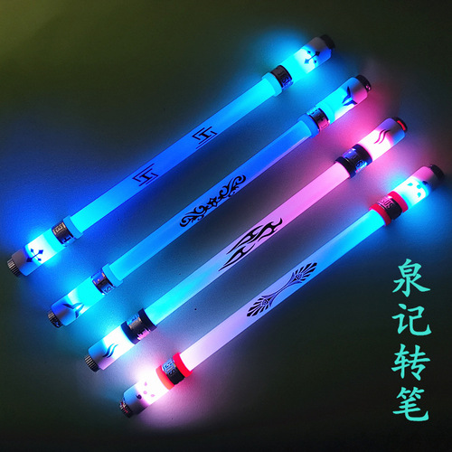 Luminous rotary pen, fountain pen, drop-resistant E20 creative rotary pen, professional pen without refill, one-piece drop-shipping WeChat business