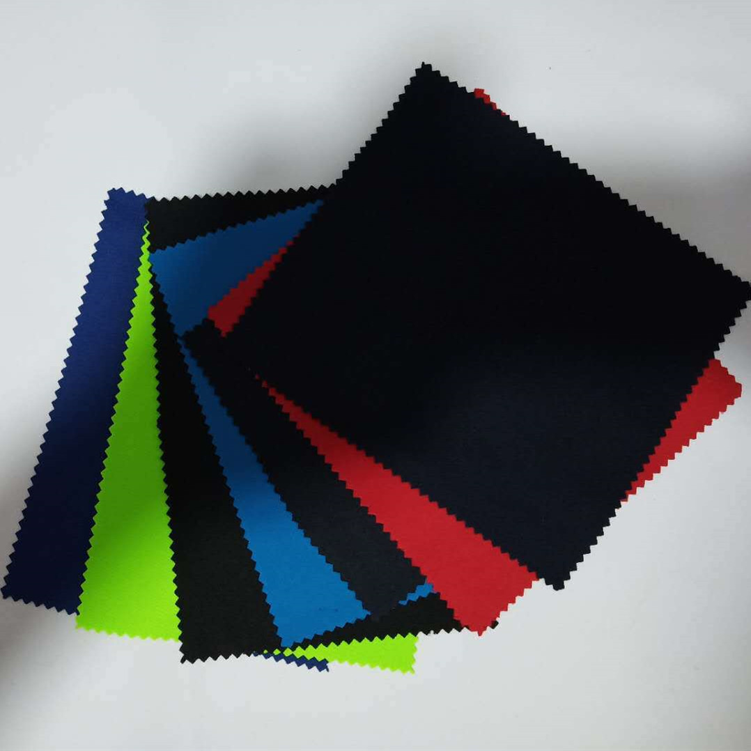 En stock poliéster amoníaco tela de salud elástica Corea del Sur seda Otoño e Invierno estudiante traje deportivo tela capa de aire uniforme escolar tela image 4