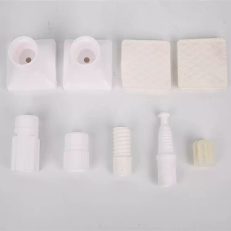 加工定制免打孔不锈钢伸缩杆塑料配件浴帘杆配件窗帘撑杆配件