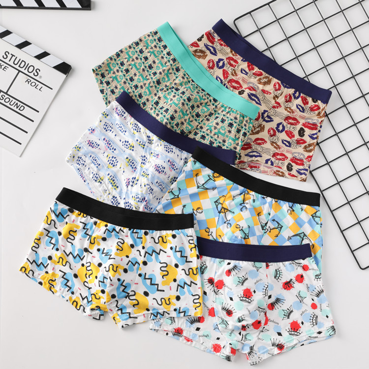 Clearance Men's Underwear Modal Boxer Briefs Summer Trendy Breathable Stylish Men's Shorts