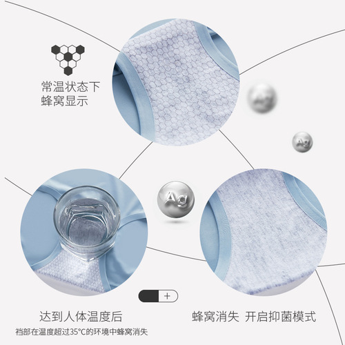 Underwear women's ice silk seamless women's pure cotton crotch honeycomb antibacterial mid-waist large size Japanese girl sexy briefs summer