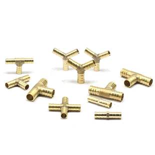 Thickened copper three-way pagoda connector herringbone Y-shaped quick plug connector connected to gas pipe water pipe oil pipe automobile motorcycle