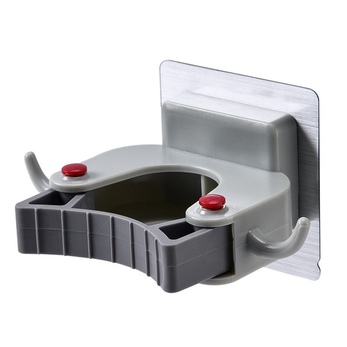 The third generation mop rack is free of punching, the mop clip is creative, the traceless plastic hook, the broom hanger, the sticky hook accessories are shipped on behalf of