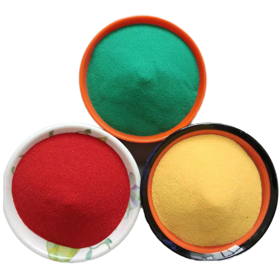 厂家批发染色彩砂 环氧地坪涂料用染色彩砂 儿童沙画玩具用彩砂