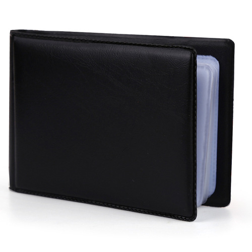 Factory direct sales business card book leather business card thin business card holder storage book collection business card card holder