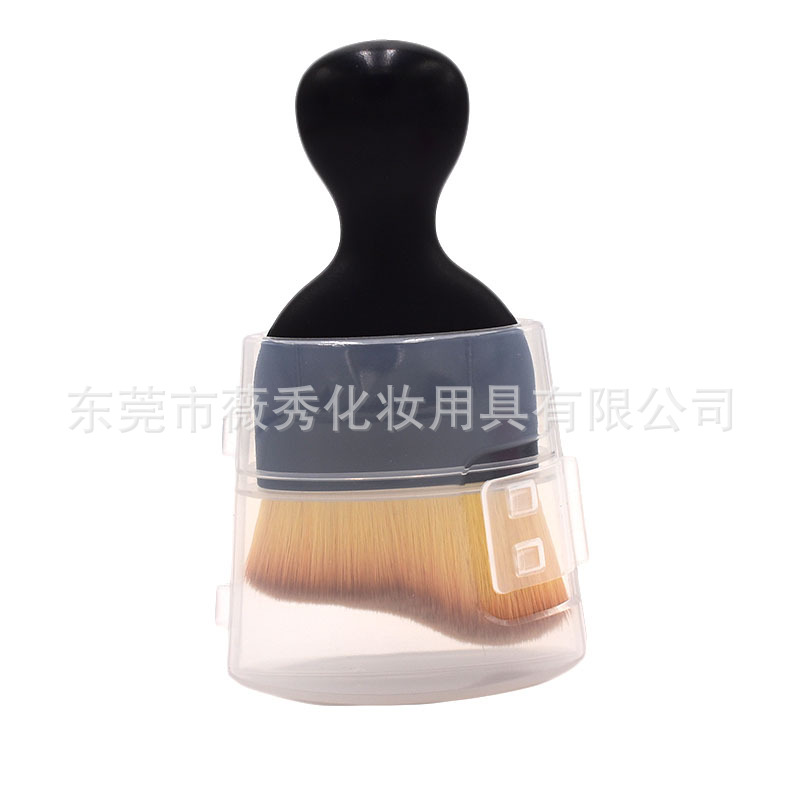 Solo onda maquillaje cepillo portátil taza de vino cepillo Fundación zapatos de tacón alto reparación cepillo contorno interior aire acondicionado salida limpieza