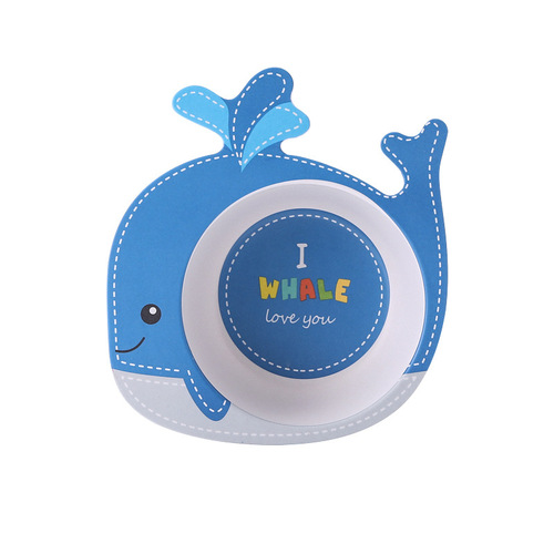 Creative, environmentally friendly, cute cartoon bamboo fiber children's bowl, kindergarten home baby and children's meal bowl, children's rice bowl