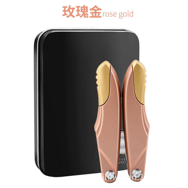 Fabricante en stock alicates de piel muerta de color de acero inoxidable tijeras de uñas alicates de Nariz de águila uñas tijeras de piel muerta herramientas de manicura