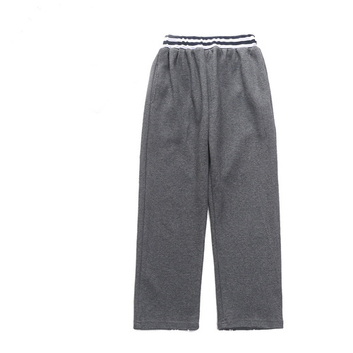 Kindergarten uniforms, spring and autumn baseball uniforms, autumn and winter clothing, children's school uniforms, sweatpants, party clothing, dark gray long pants