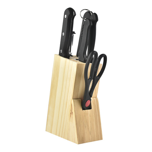 Knife Sharpening Rod Vegetable Peeler Scissors Fruits Knife Set Street Vendor Kitchen 8-Piece Knife Set Knife Wholesale