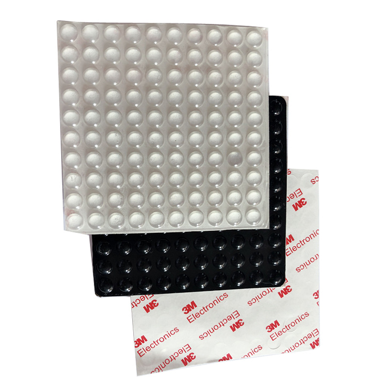 Partículas Anticolisión de silicona transparente Partículas de goma anticolisión Puerta de muebles Pegatinas anticolisión autoadhesivas anticolisión Junta de silicona antideslizante Almohadilla anticolisión