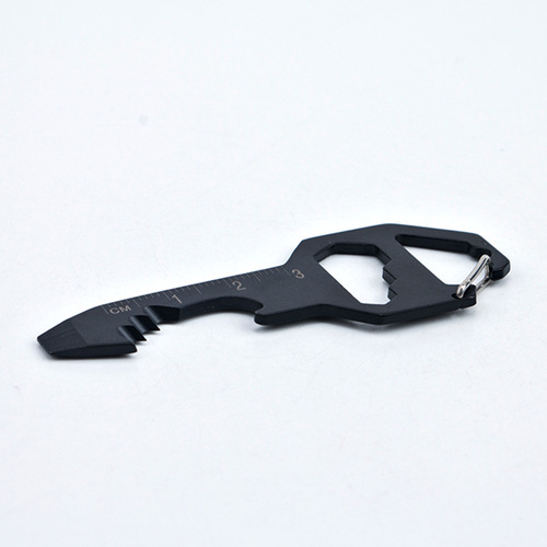Keychain card tool card EDC multi-function bottle opener inner hexagonal pendant portable screwdriver mini