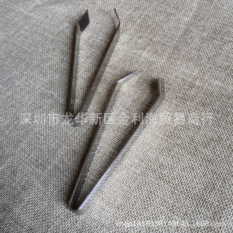加厚金色不锈钢拔毛器 拔毛钳鸭毛猪毛夹子除鸡毛拔鱼骨鱼刺镊子