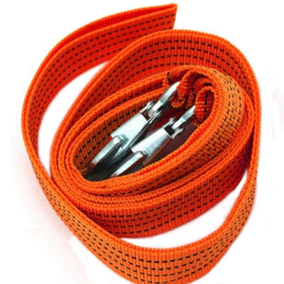 Car Tow Rope Emergency Rope In-Car Traction Rope Vehicle Safety Tool 3.3m Ton Towing Rope Hook