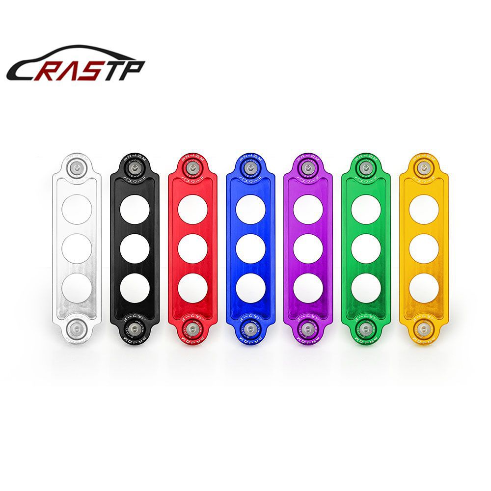 JDMCar Universal Battery Modification Bracket3-hole Battery Bracket Fixed Modified Car Battery Buckle