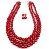 Fashionable necklace from pearl, European style