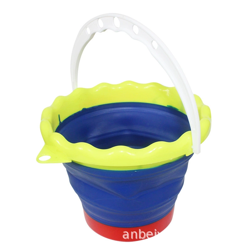 Round silicone folding universal pens holder, brush washing cup, (Cross-border trading), increased thickness