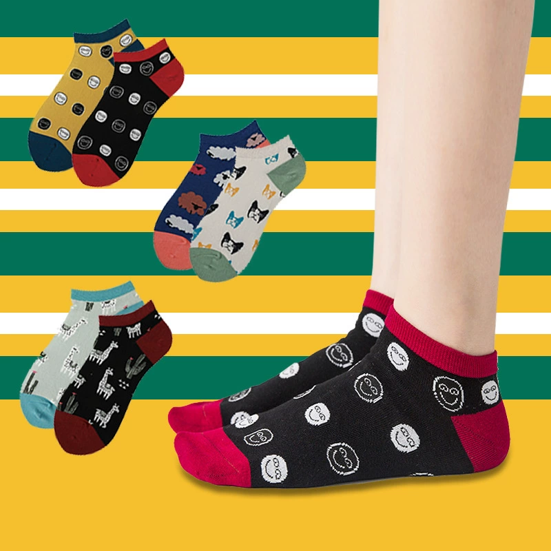 Женские носки Tide Ship? Creative solid color boat socks boutique socks long -term replenishment socks wholesale
