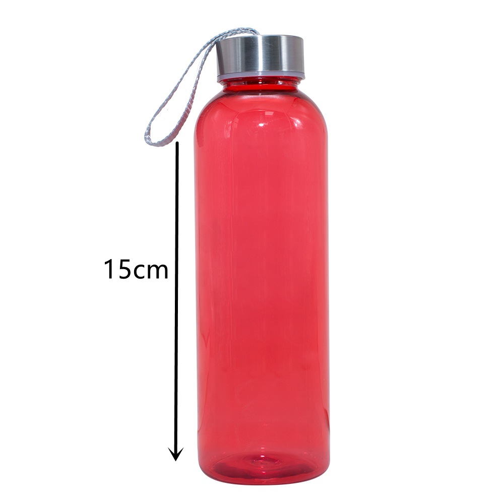 Vaso de Plástico Transparente, Estilo Europeo y Americano, Vaso de Regalo, Vaso de Plástico de una Sola Capa, Portátil, Boca Pequeña, Botella de Agua Deportiva, Venta al por Mayor