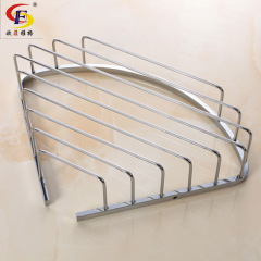 Bathroom Triangle Basket Arc Corner Rack Bathroom Vanity Storage Shower Gel Corner Bracket Wall Mount Manufacturer