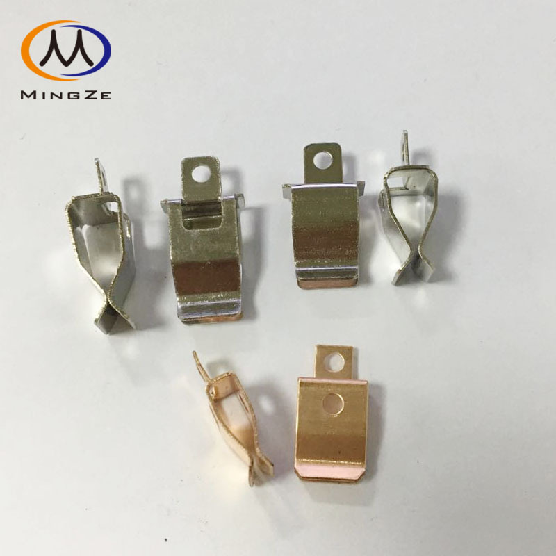 电器插座线路板pcb铜片 智能开关插座五金配件国标接触导电夹弹片