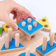 ohye Wooden Young Children's Geometric Shape Cognitive Matching Wisdom Set Column Learning Board Early Education Educational Building Blocks Toys