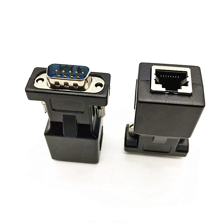 Последовательный порт DB9 к сетевому порту RJ45 RJ45 к последовательному порту DB9 к 9-контактному последовательному порту к адаптеру сетевого порта