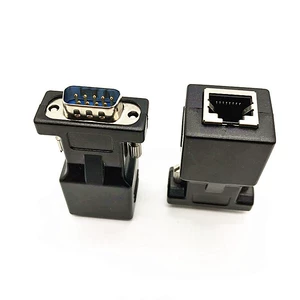 Последовательный порт DB9 до порта RJ45 RJ45 ROTOR DB9 последовательный порт до порта до серийного порта с девятью серийным