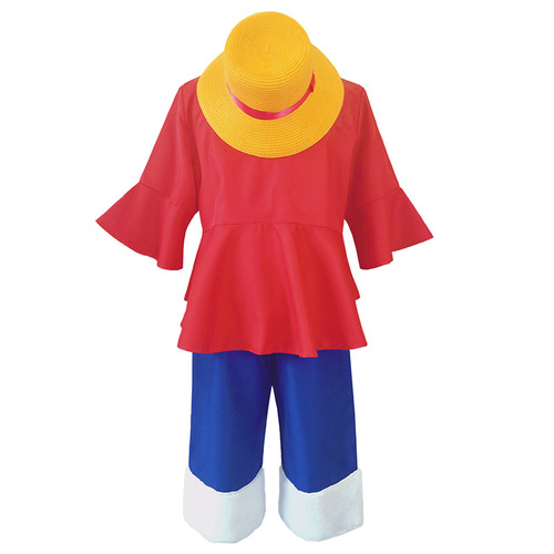 Sweet anime One Piece COS two years later second generation Luffy cosplay clothes