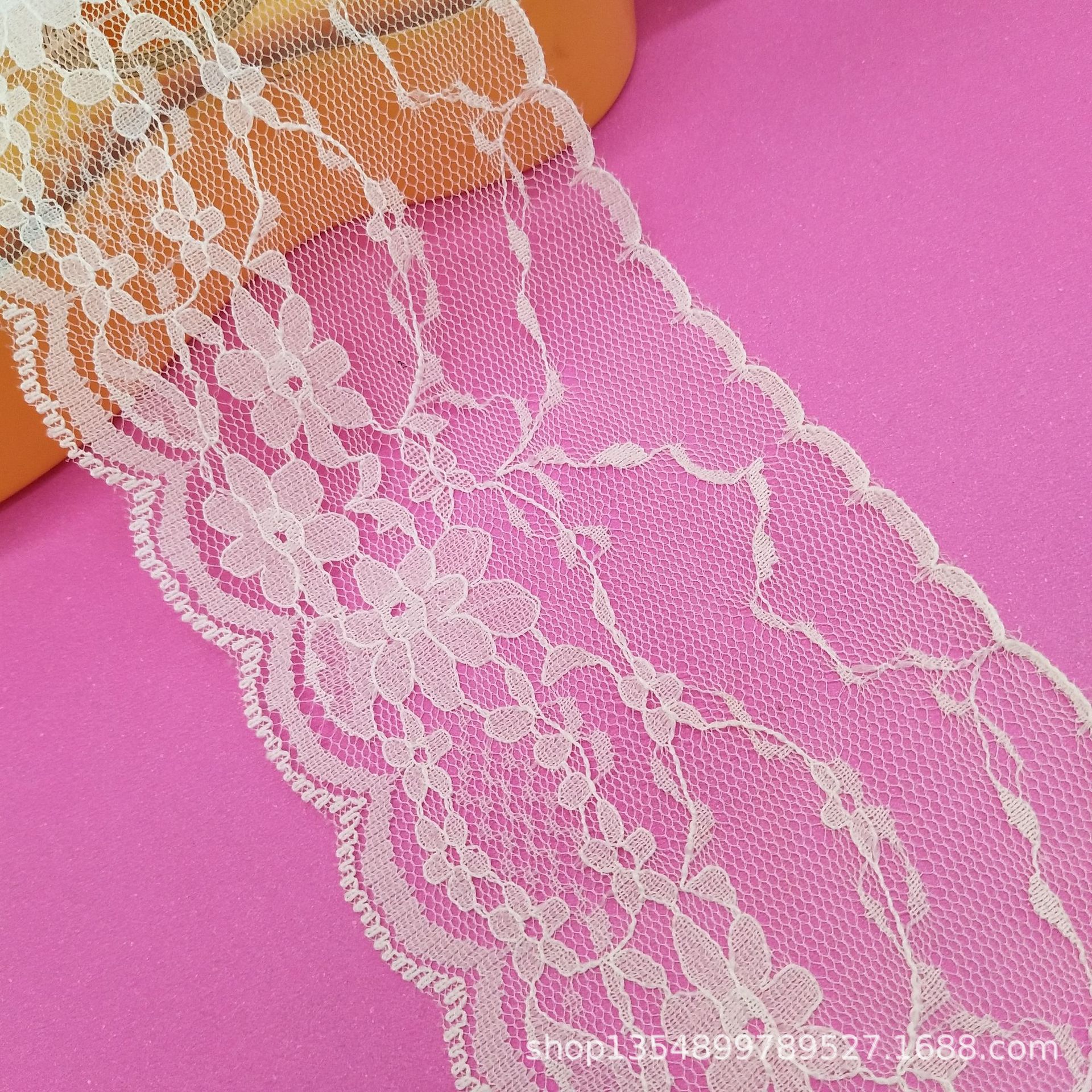 厂家直销现货批发9cm无弹蕾丝花边裙摆花边雨伞家纺装饰花边