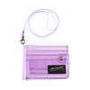 Brand transparent folding gel PVC, wallet, shoulder bag, card holder, Korean style